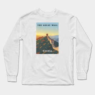 The great wall, China Long Sleeve T-Shirt